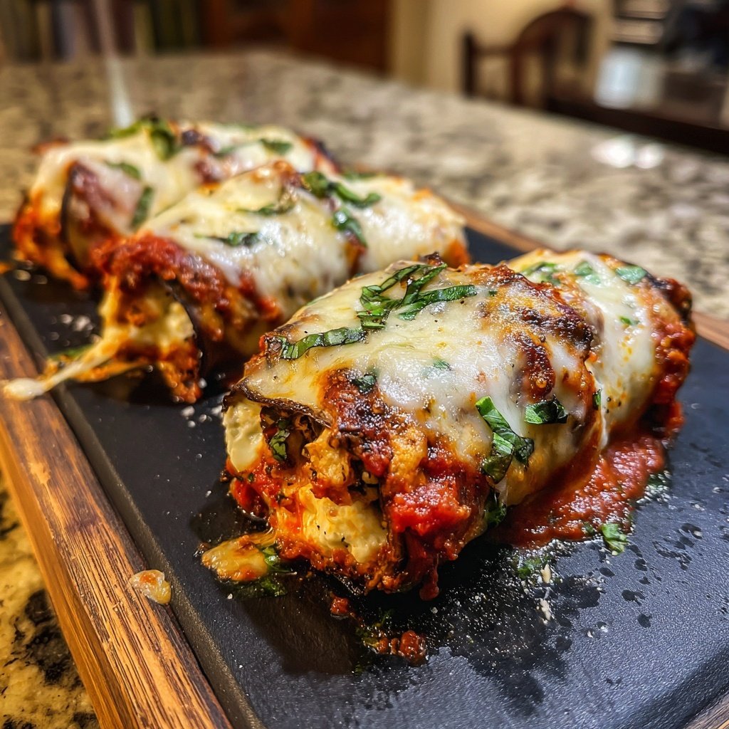 Baked Eggplant Rollatini