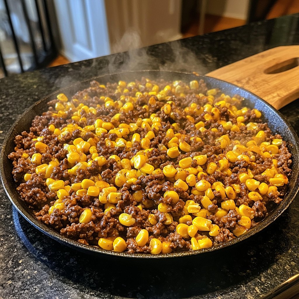 Ground Beef Skillet with Corn