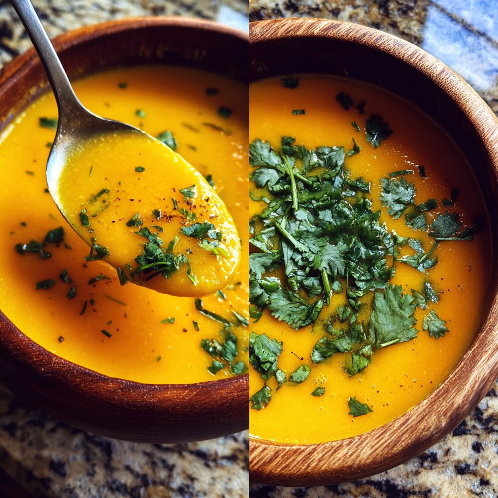 Creamy Carrot Ginger Soup