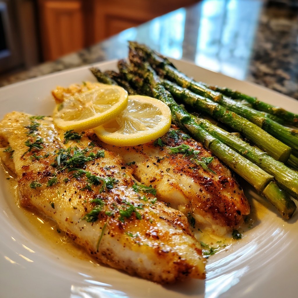 Healthy & Light Lemon Grilled Fish Plate