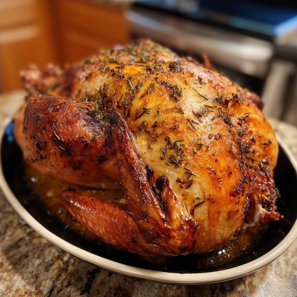 Seasonal & Festive Thanksgiving Herb Stuffed Turkey