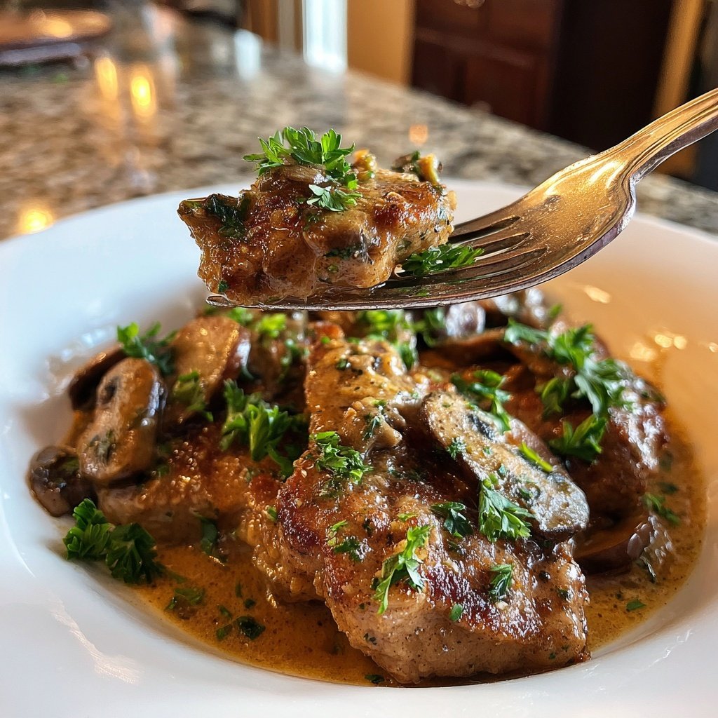 Veal Scaloppine with Marsala