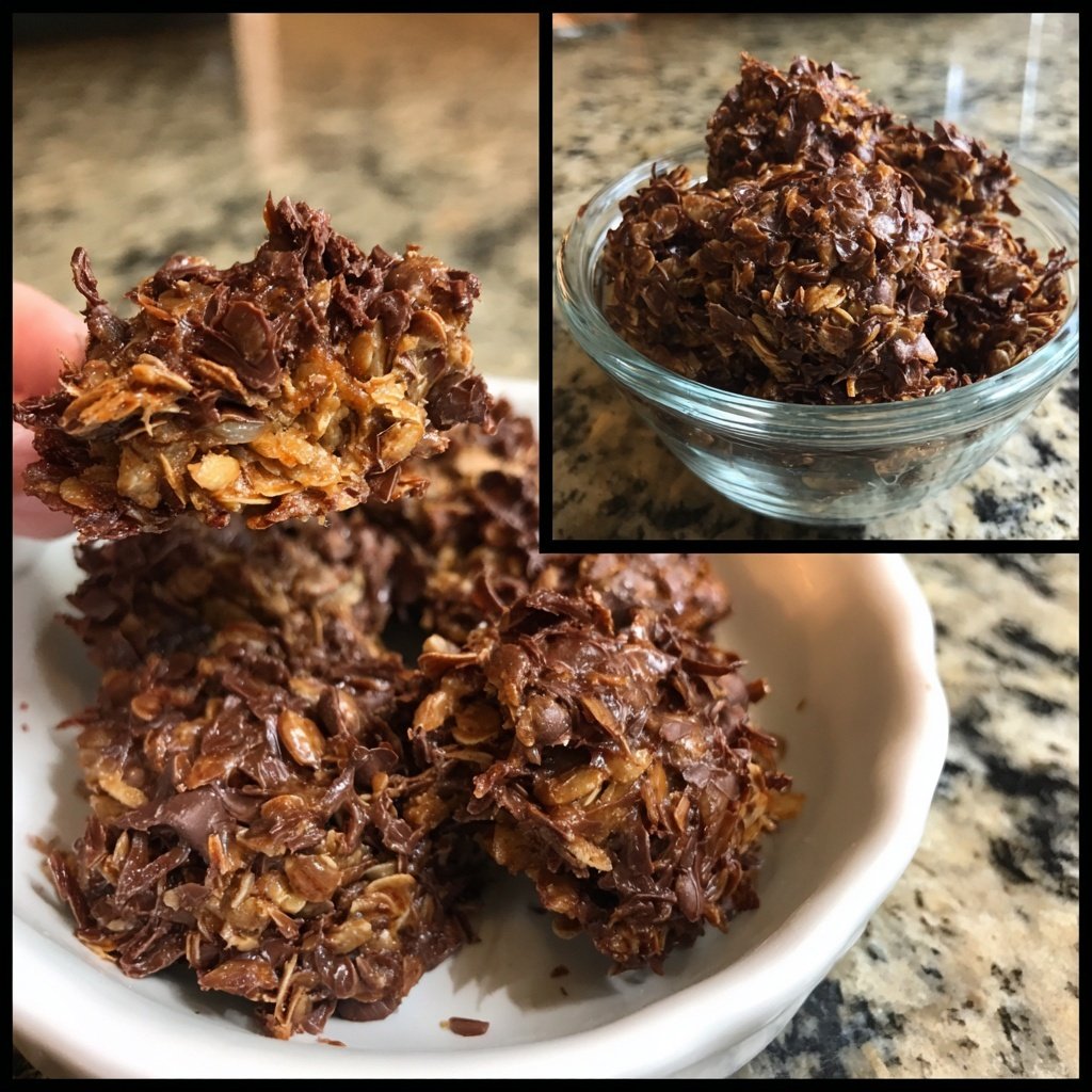 Chocolate Coconut Oat Clusters
