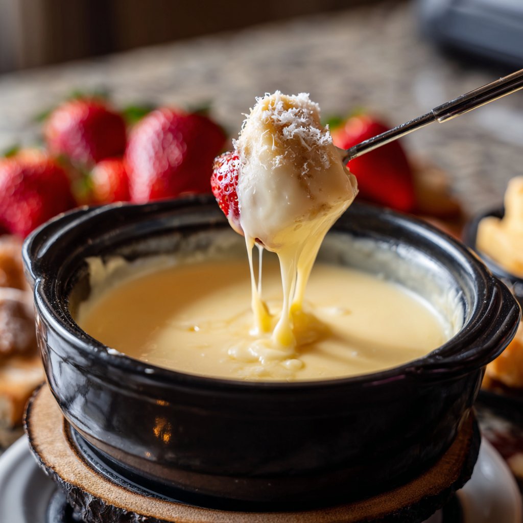 Fondue with White Chocolate