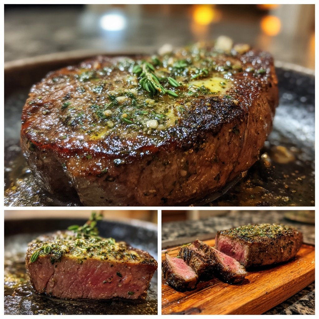 Filet Mignon with Garlic Butter