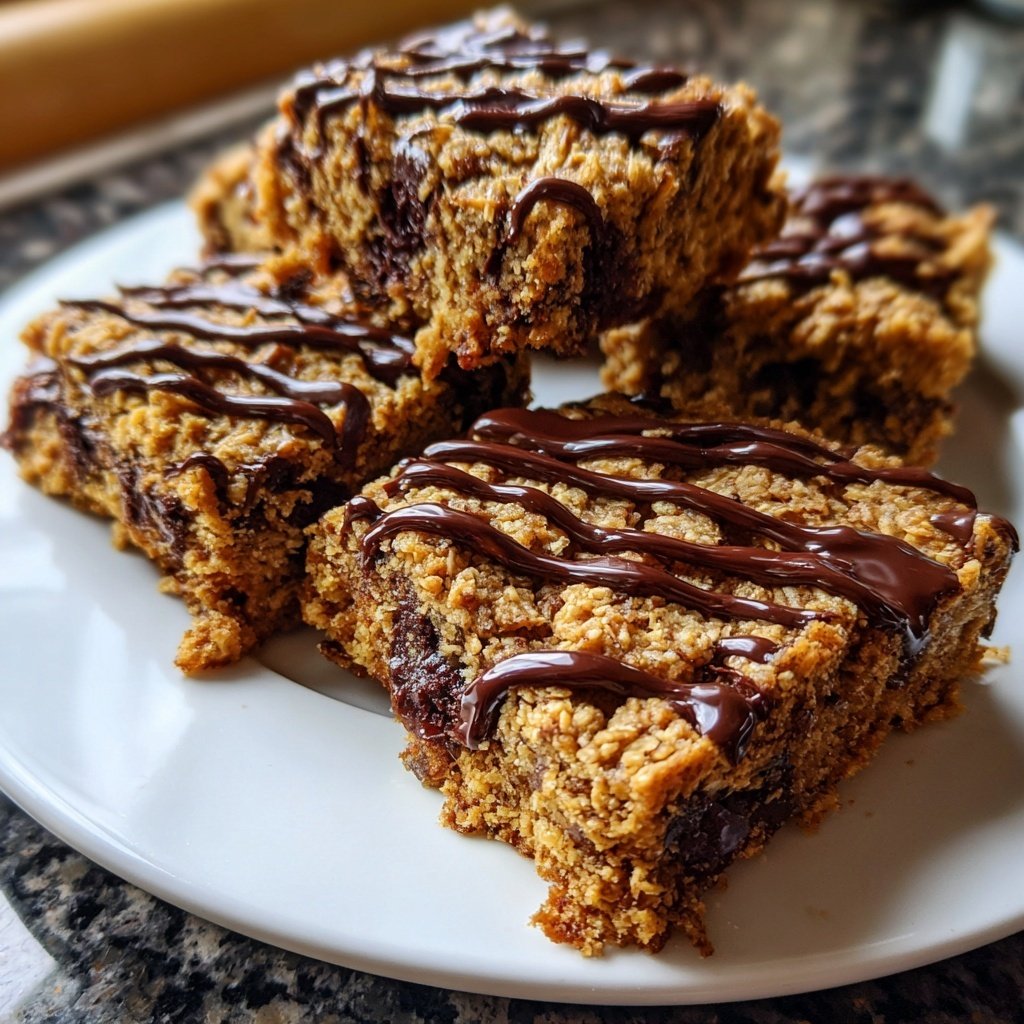 Chocolate Tahini Date Squares