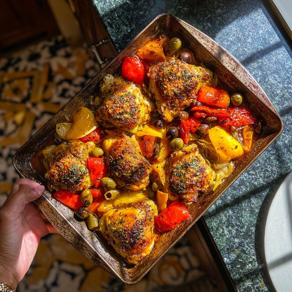 Greek Chicken Sheet Pan Dinner
