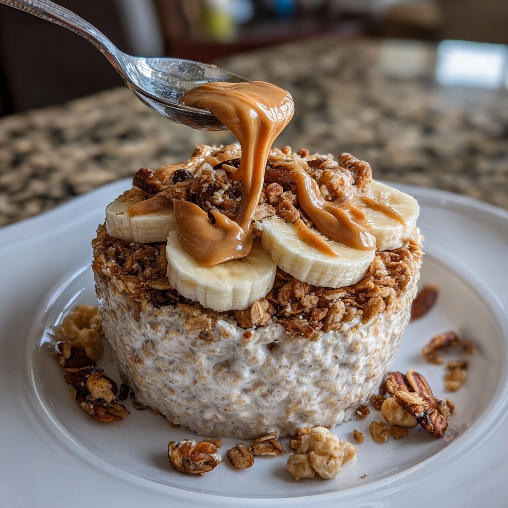 Overnight Oats with Peanut Butter