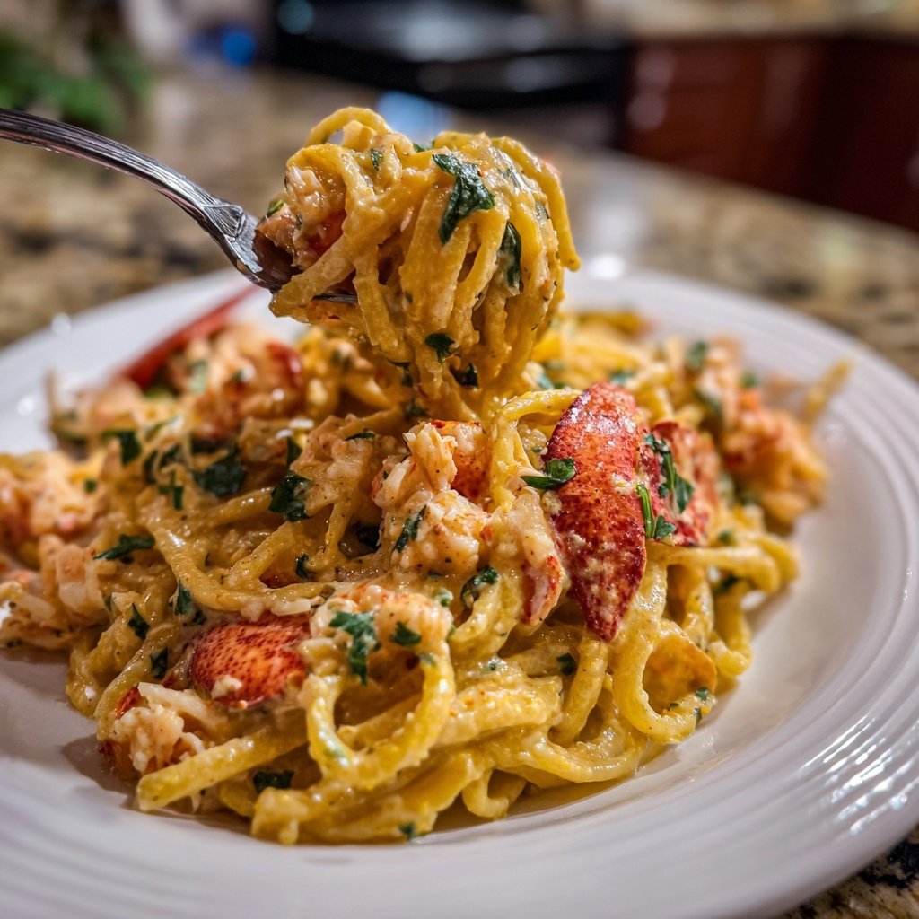 Restaurant Style Lobster Pasta