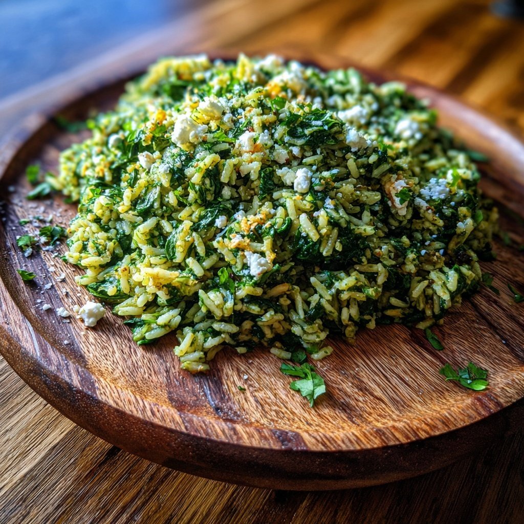 Mediterranean Spinach Rice