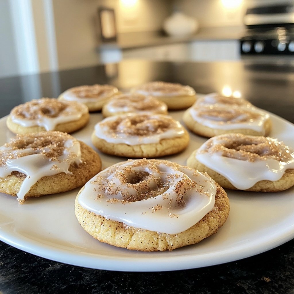Soft and Chewy Cinnamon Roll Sugar Cookies