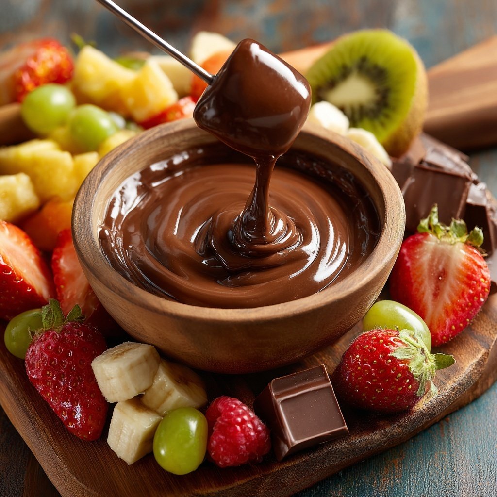 Fondue with Nutella