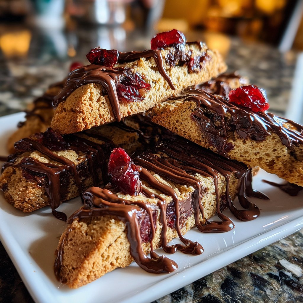 Chocolate Cranberry Biscotti
