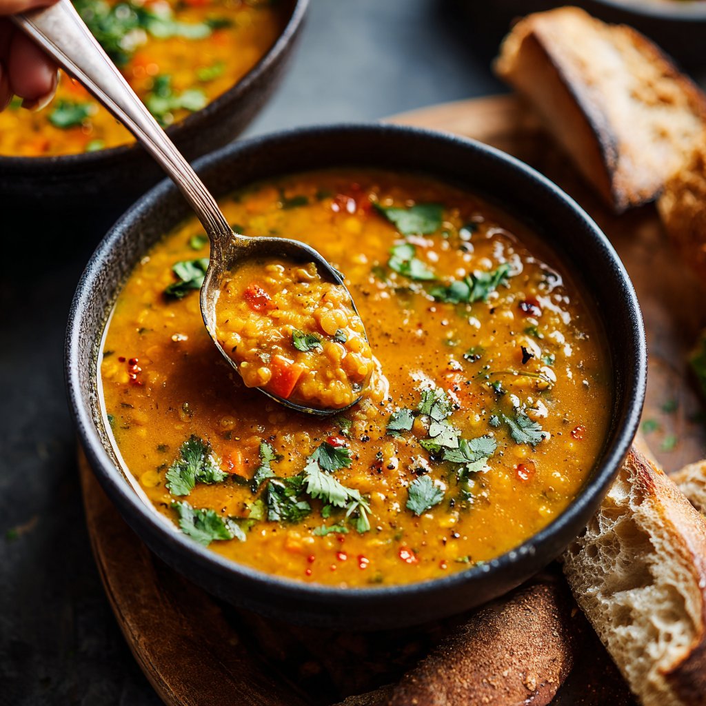 Jamaican Coconut Lentil Soup